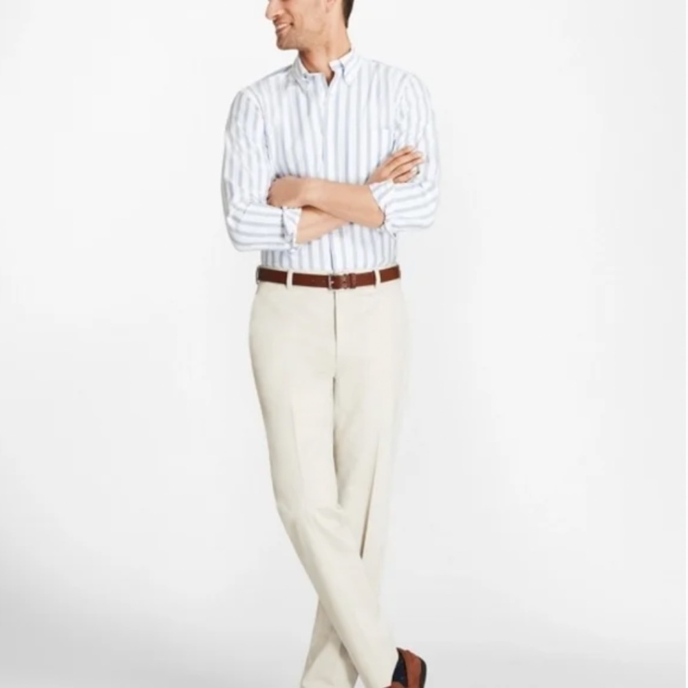 Brooks Brothers Cream Chinos